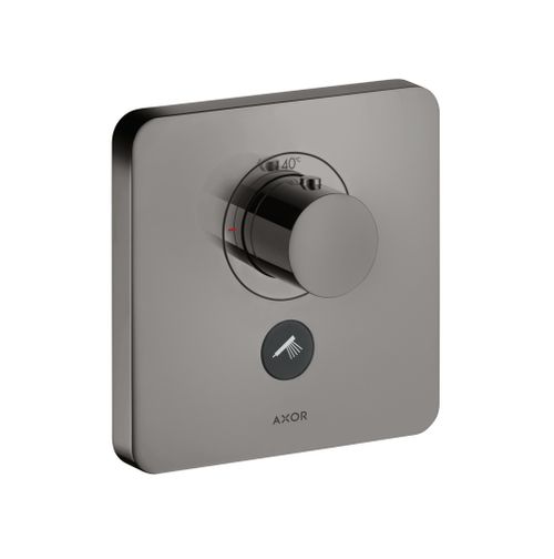 AXOR-HG-AXOR-ShowerSelect-Thermostat-HighFlow-Unterputz-softcube-fuer-1-Verbraucher-und-einen-zusaetzlichen-Abgang-Polished-Black-Chrome-36706330 gallery number 1